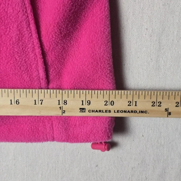 Columbia Fleece Jacket Women's L Pink Zip-Up Winter Warm Embroidered Logo Cozy - Picture 6 of 9
